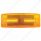 8 LED Rectangular Light (Clearance/Marker) With Reflex Lens - Amber LED/Amber Lens