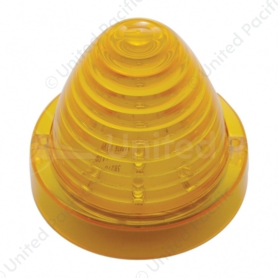 13 LED Beehive Truck-Lite Style Cab Light - Amber LED/Amber Lens
