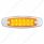 12 LED Reflector Rectangular Light With Bezel (Clearance/Marker) - Amber LED/Amber Lens (Bulk)