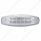 12 LED Reflector Rectangular Light With Bezel (Clearance/Marker) - Amber LED/Clear Lens (Bulk)