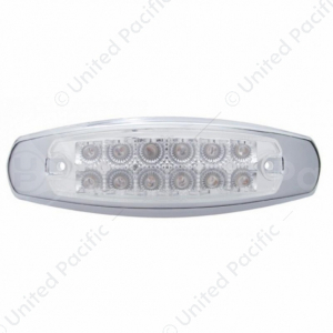 12 LED Reflector Rectangular Light With Bezel (Clearance/Marker)