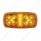 14 LED Reflector Rectangular Light (Clearance/Marker) - Amber LED/Amber Lens