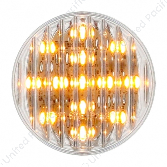 13 LED 2.5" Round Light (Clearance/Marker) - Amber LED/Clear Lens