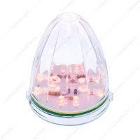 19 LED Watermelon Grakon 1000 Cab Light - Amber LED/Clear Lens