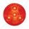 4 LED 2-1/2" Round Low Profile Light (Clearance/Marker) - Red LED/Red Lens (Bulk)