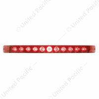 11 LED 17" Light Bar Only (Stop, Turn & Tail) - Red LED/Red Lens (Bulk)