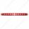 11 LED 17" Light Bar Only (Stop, Turn & Tail) - Red LED/Red Lens (Bulk)