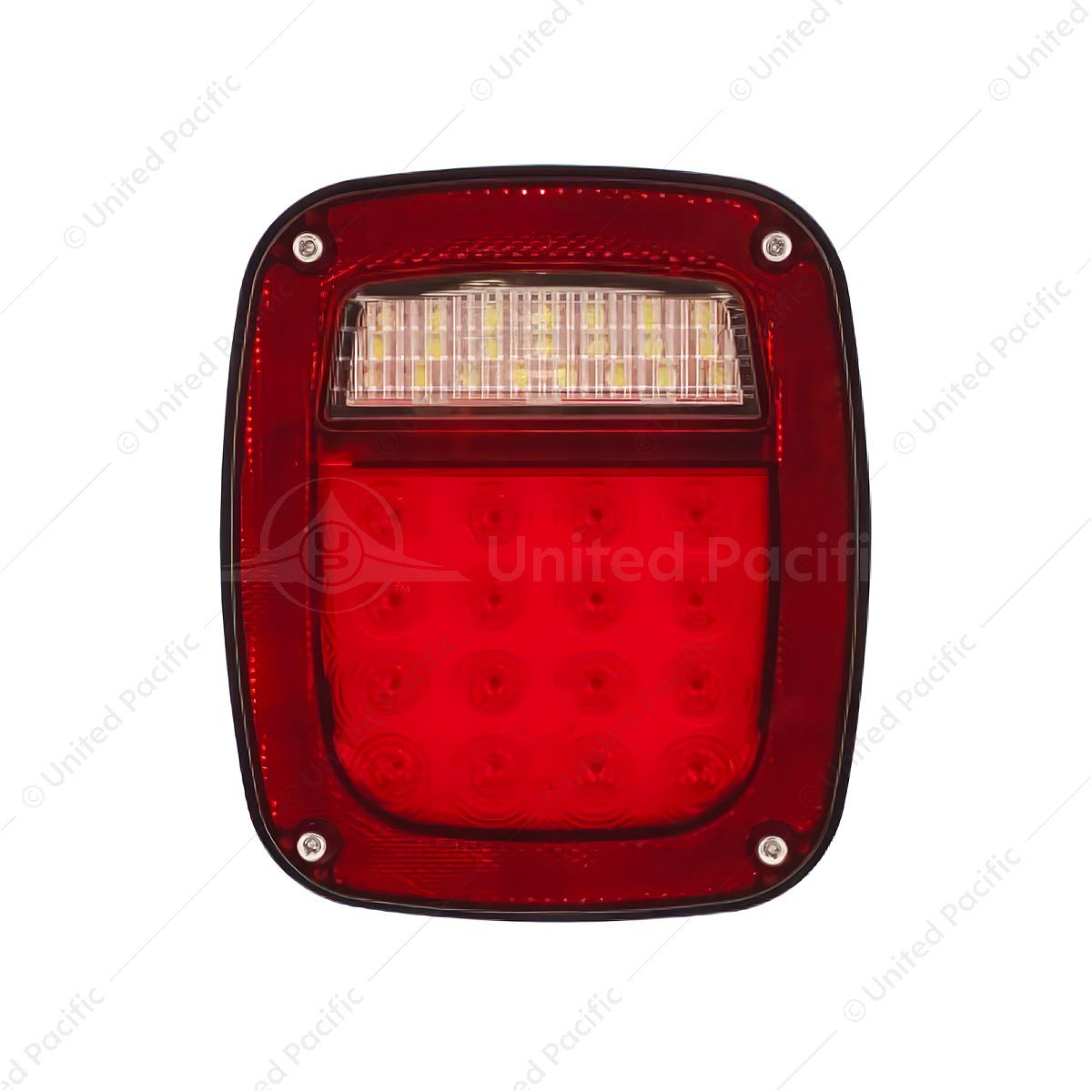LED Universal Combination Tail Light With License Light & Side Marker (Bulk)