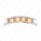 4 LED Headlight Turn Signal Light - Amber LED/Clear Lens