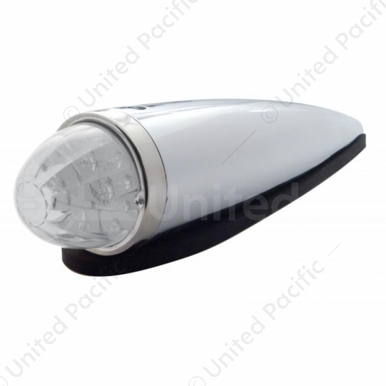 17 LED Watermelon Cab Light Kit With Die Cast Housing - Amber LED/Clear Lens