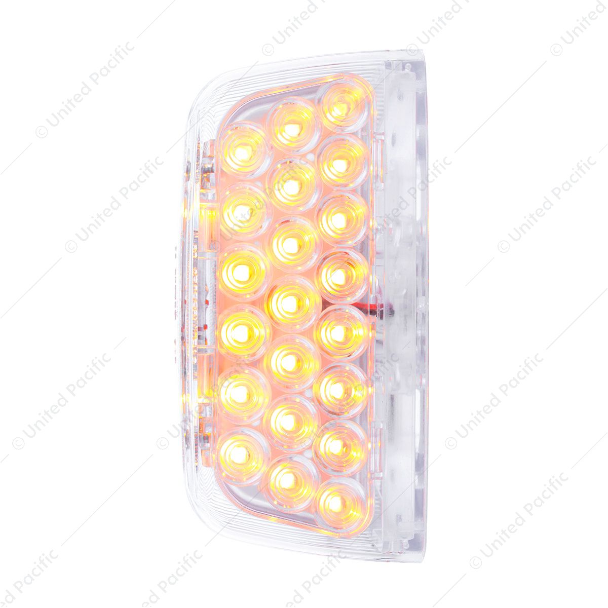 31 LED Turn Signal Light For 1987-2007 Peterbilt 379/378/357  - Amber LED/Clear Lens