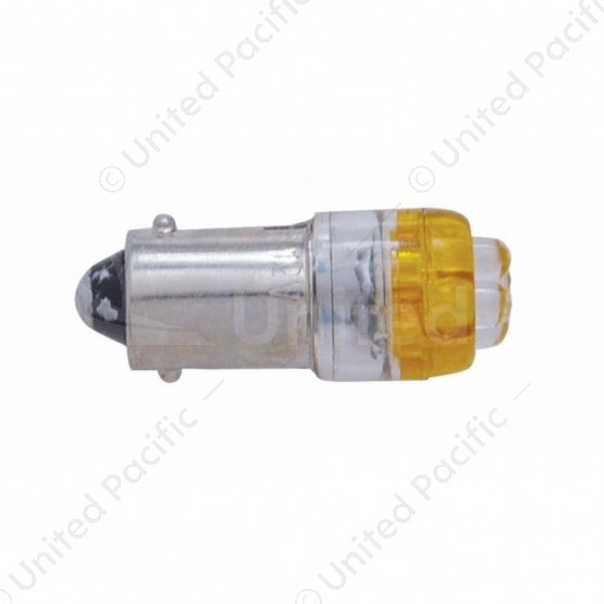 4 Micro LED 1893 Type Bulb - Amber (2-Pack)