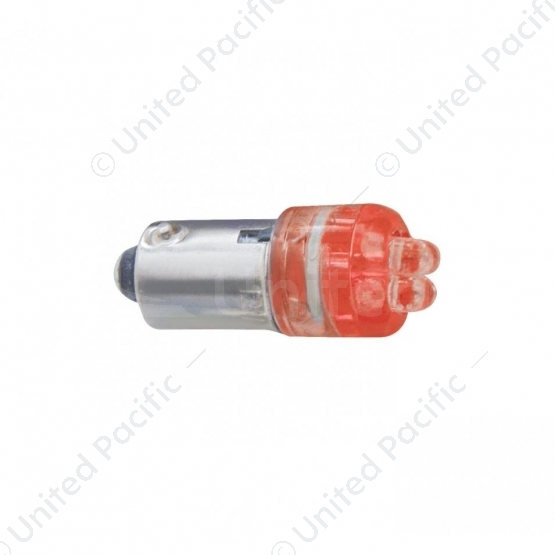 4 Micro LED 1893 Type Bulb - Red (2-Pack)