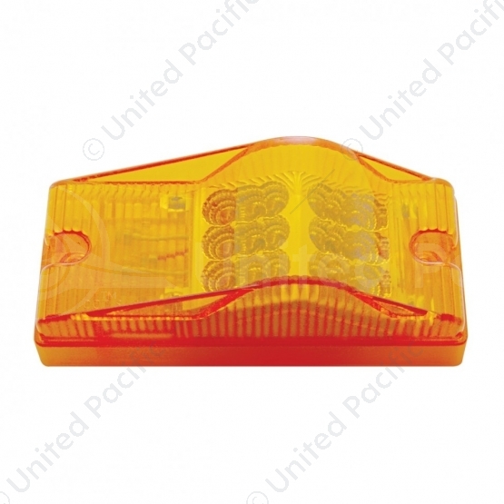 18 LED Reflector Light (Park, Turn & Clearance) - Amber LED/Amber Lens