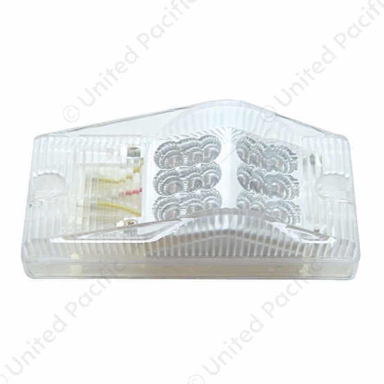 18 LED Reflector Light (Park, Turn & Clearance) - Amber LED/Clear Lens