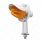 11 LED 2-1/8" Arm Watermelon Honda Light Kit With Visor - Amber LED/Amber Lens