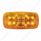 12 LED 4" X 2" Rectangular Light (Clearance/Marker) - Amber LED/Amber Lens
