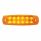 12 Amber LED Reflector Rectangular Light (Clearance/Marker) -Amber Lens (Bulk)