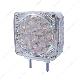 45 LED Double Stud Double Face Turn Signal Light - Amber LED
