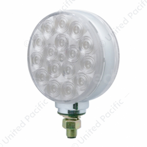 34 LED Single Stud Reflector Double Face Turn Signal Light - Amber & Red LED