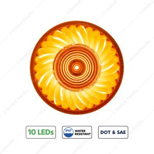 Turbine 10 LED 2.5" Round Clearance/Marker Light