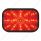 15 LED Rectangular Light (Stop, Turn & Tail) - Red LED/Red Lens
