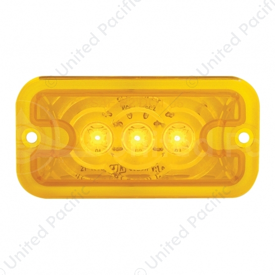 3 LED Clearance Marker Light - Amber LED/Amber Lens