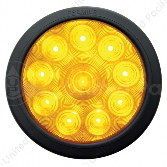 10 LED 4" Turn Signal Light Kit - Amber LED/Amber Lens