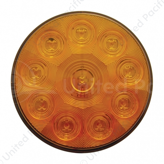 10 LED 4" Turn Signal Light - Amber LED/Amber Lens