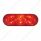 10 LED 6" Oval Light (Stop, Turn & Tail) - Red LED/Red Lens (Bulk)
