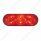 10 LED 6" Oval Light (Stop, Turn & Tail) - Red LED/Red Lens