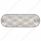 10 LED 6" Oval Light (Stop, Turn & Tail) - Red LED/Clear Lens