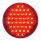 40 LED 4" Round Light (Stop, Turn & Tail) - Red LED/Red Lens
