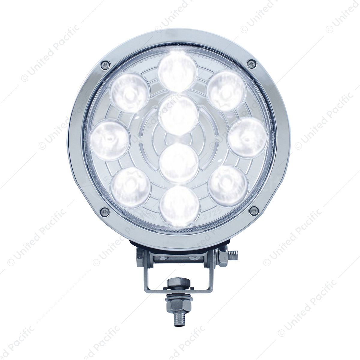 10 High Power 3-Watt LED 7" Driving Light - 1300 Lumens