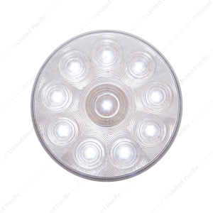 10 LED 4 "Auxiliary/Utility Light - White LED/Clear Lens