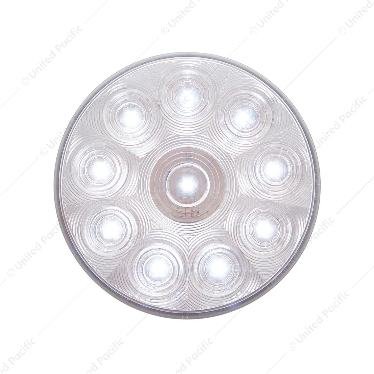 10 LED 4 "Auxiliary/Utility Light - White LED/Clear Lens