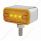 6 LED Double Face Light - T-Mount - Amber & Red LED/Amber & Red Lens