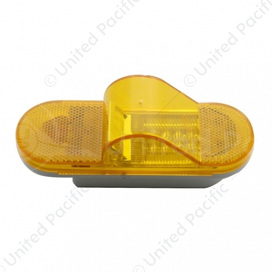28 LED Mid-Trailer Turn Signal Light - Amber LED/Amber Lens (Bulk)