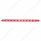 12 LED 12" Ultra Slim Light Bar Only (Stop, Turn & Tail) - Red LED/Red Lens (Bulk)