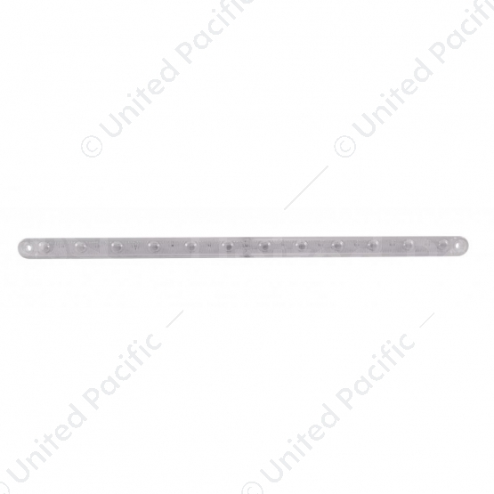 12 LED 12" Ultra Slim Light Bar Only (Turn Signal) - Amber LED/Clear Lens (Bulk)