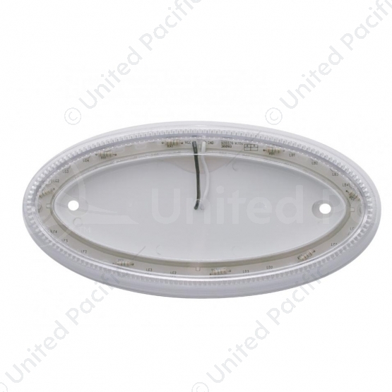 32 LED Large Emblem Light For Peterbilt - Amber LED/Clear Lens