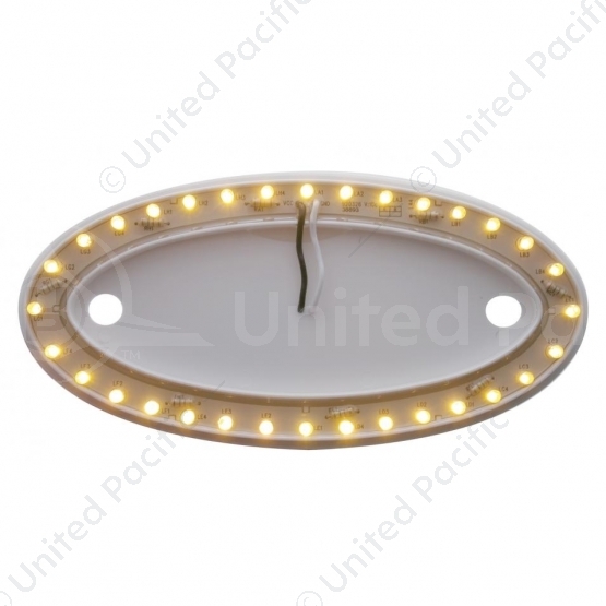 32 LED Large Peterbilt Emblem Light Base - Amber LED