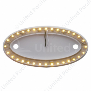 32 LED Large Peterbilt Emblem Light Base - Amber LED