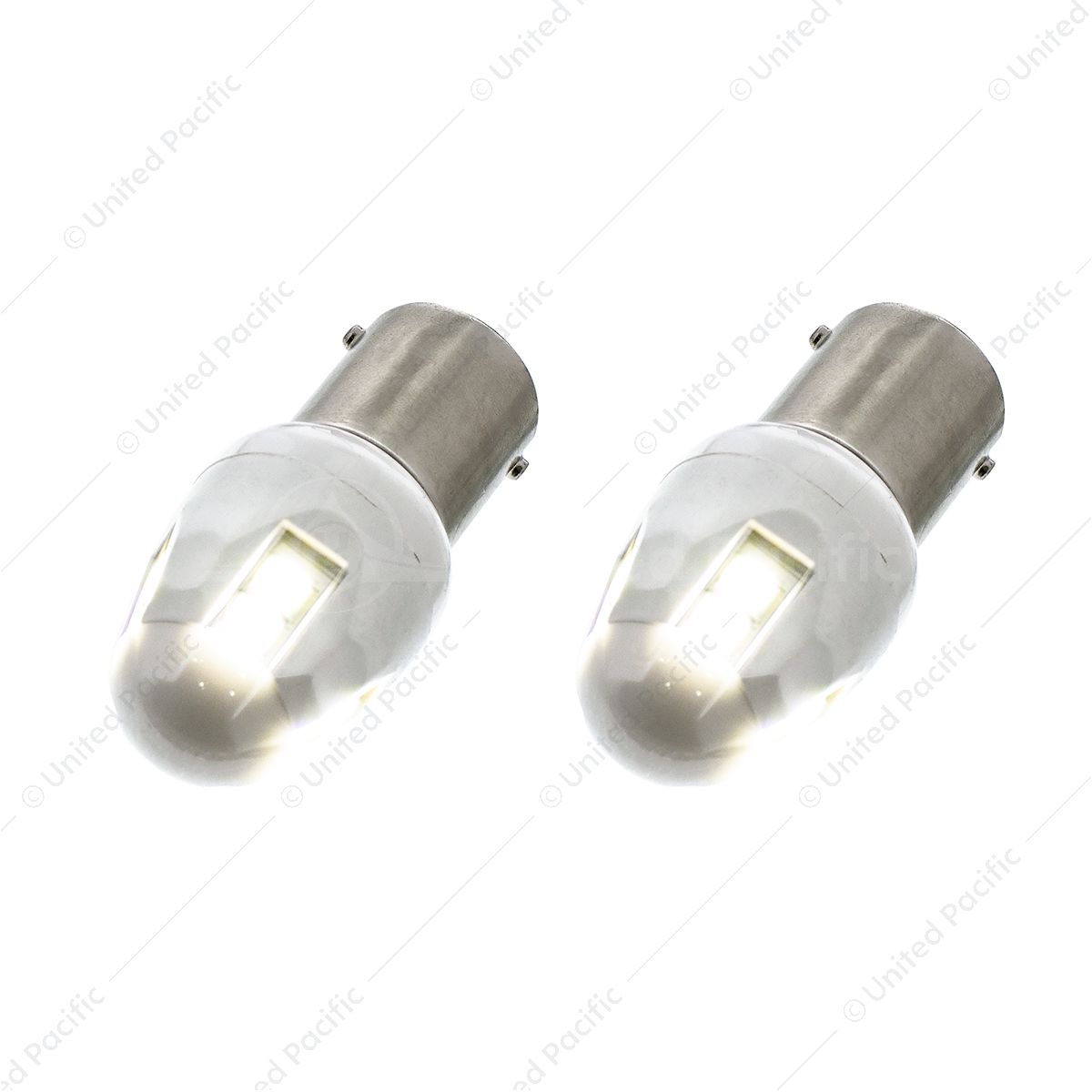 High Power 8 LED 1156 Type Bulb - White (Card of 2)
