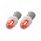 High Power 8 LED 1156 Type Bulb - Red (Card of 2)