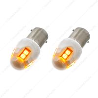 High Power 8 LED 1156 Type Bulb - Amber (Card of 2)