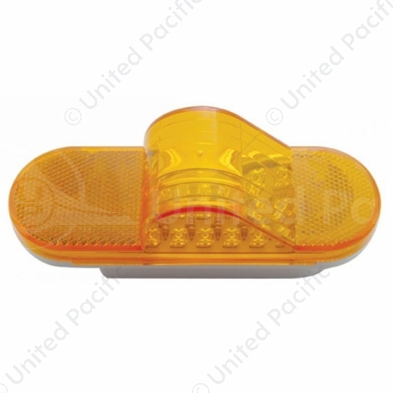 18 LED Mid-Trailer Turn Signal Light - Amber LED/Amber Lens (Bulk)