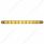 10 LED 9" Turn Signal Light Bar - Amber LED/Amber Lens (Bulk)