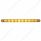 10 LED 9" Turn Signal Light Bar - Amber LED/Amber Lens