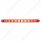 10 LED 9" Light Bar (Stop, Turn & Tail) - Red LED/Red Lens (Bulk)